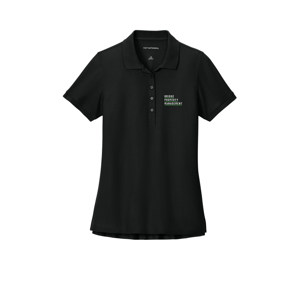 Port Authority Women’s Wearever S/S Pique Polo - Deep/ Black