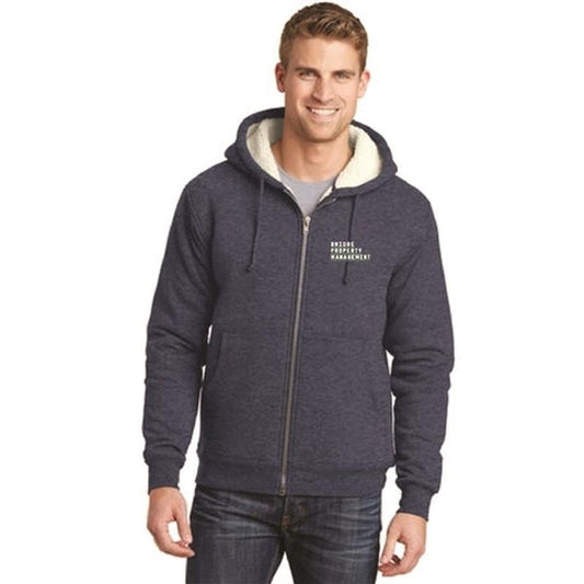 CornerStone Heavyweight Sherpa-Lined Hooded Sweatshirt