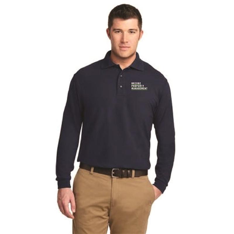 Port Authority Men's L/S Silk Touch Polo