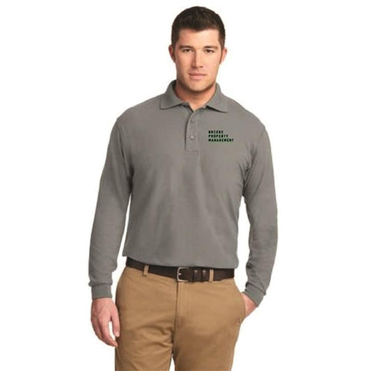Port Authority Men's L/S Silk Touch Polo