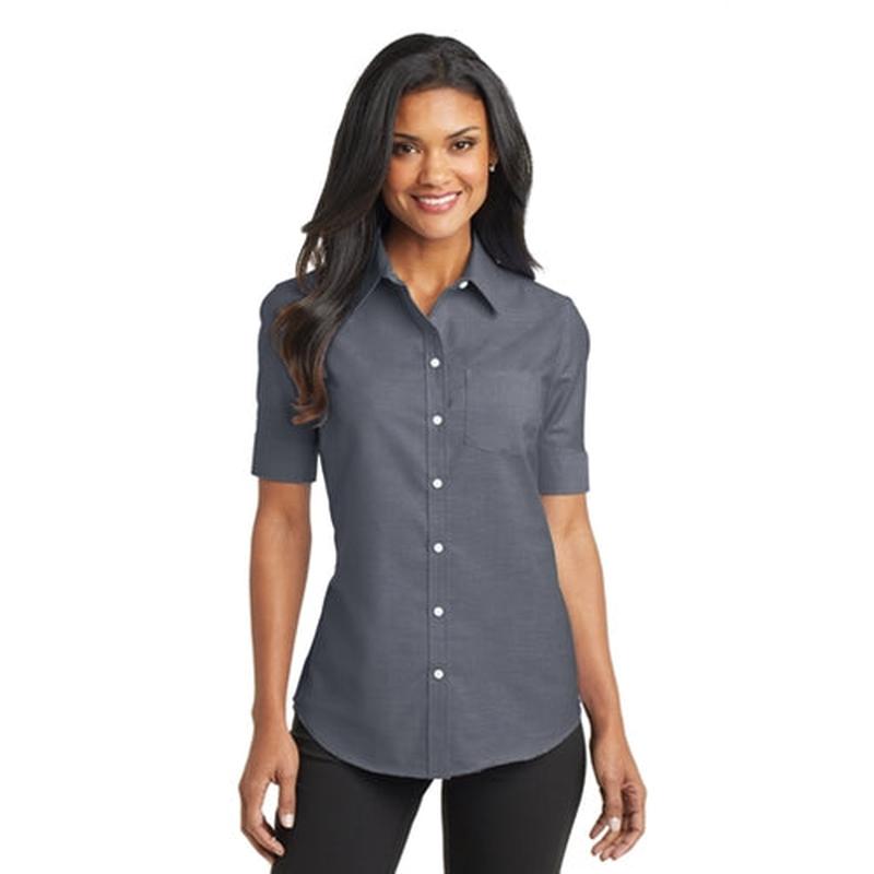 Port Authority Ladies S/S Oxford Shirt