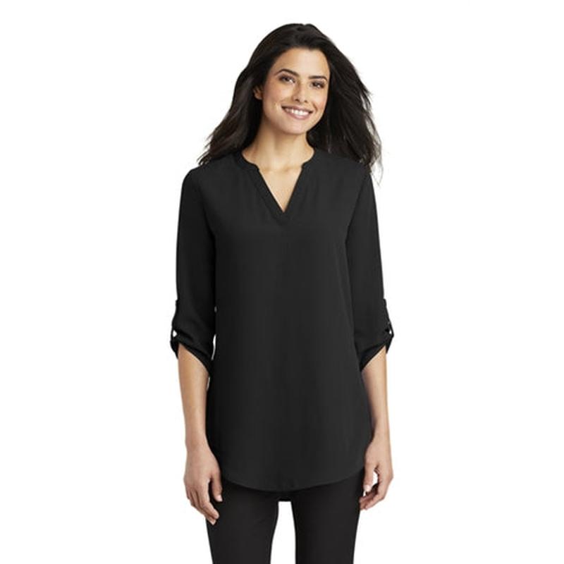 Port Authority Ladies 3/4-Sleeve Tunic Blouse