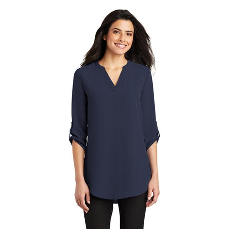 Port Authority Ladies 3/4-Sleeve Tunic Blouse