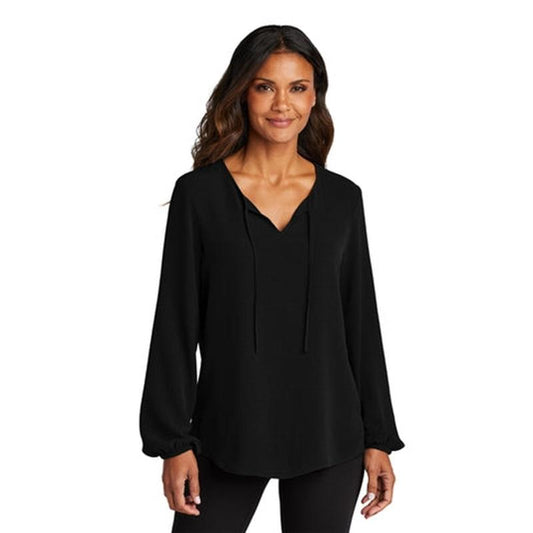 Port Authority Ladies Textured Crepe Blouse