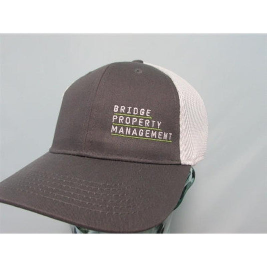 Charcoal/White Mesh Back Hat