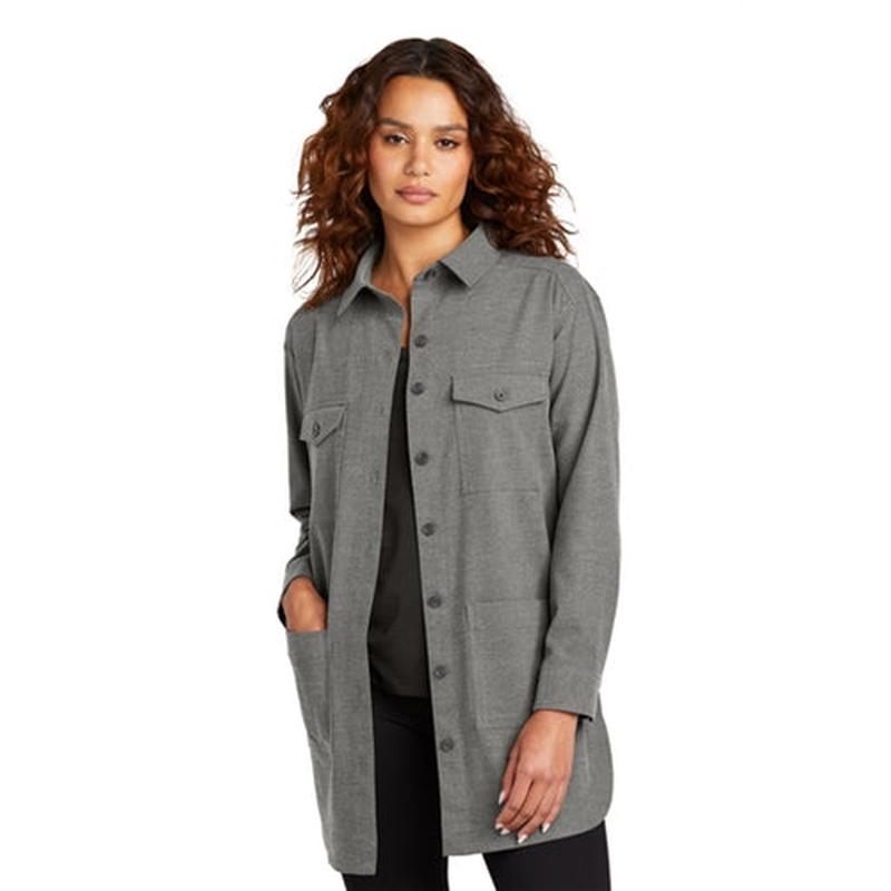 Mercer+Mettle Women's Long Sleeve Twill Overshirt