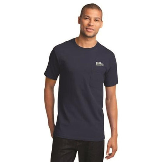 Port Authority Men's S/S T-Shirt W/Pocket