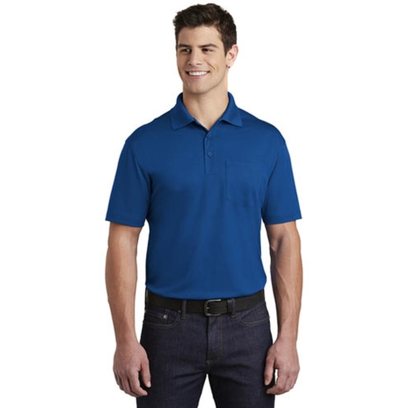 Sport-Tek Men's Micropique Sport-Wick Polo W/Pocket