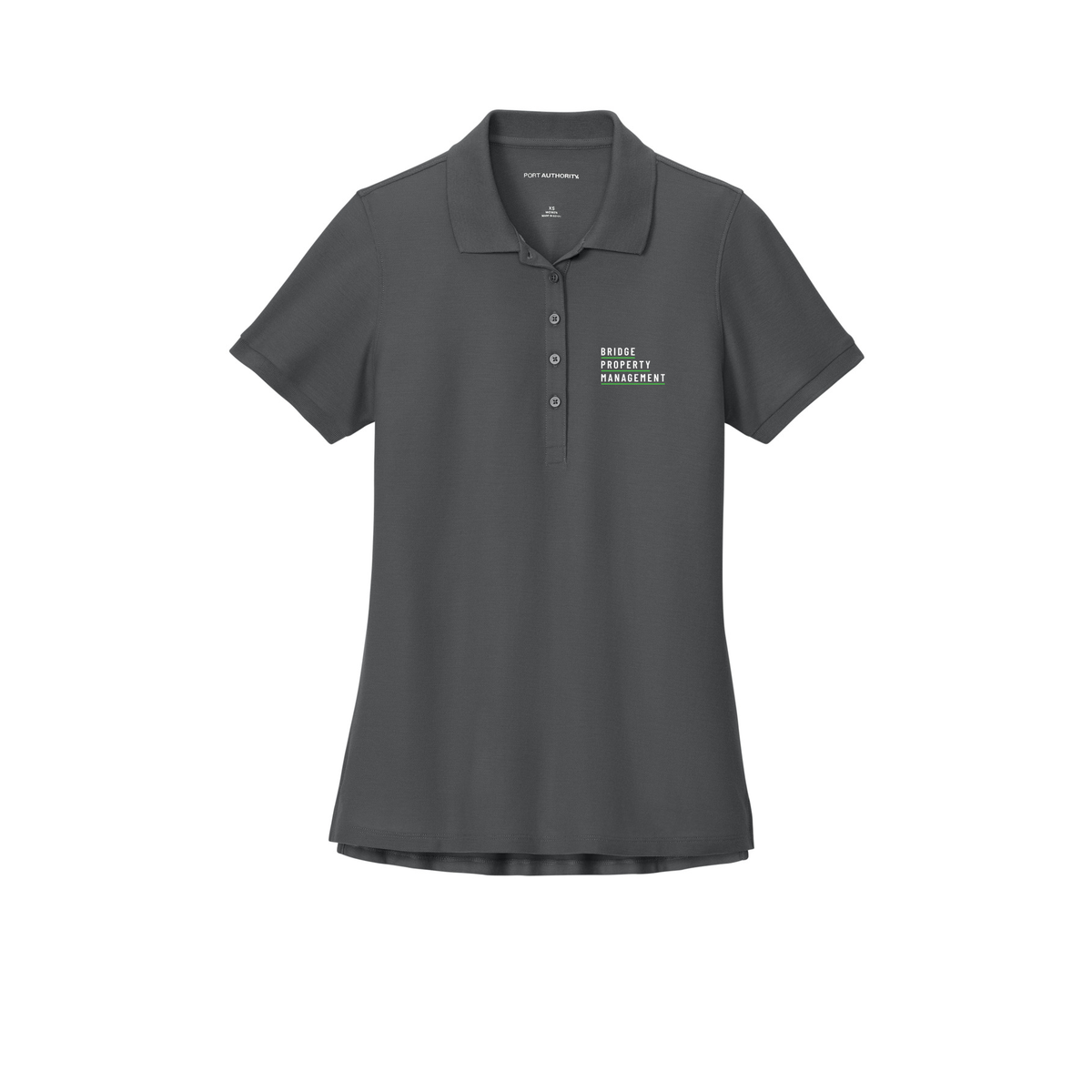 Port Authority Women’s Wearever S/S Pique Polo - Storm/ Grey