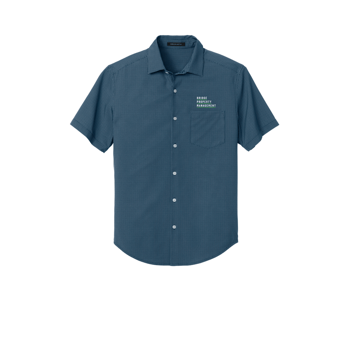 Night Navy Dash Print - BPM Black